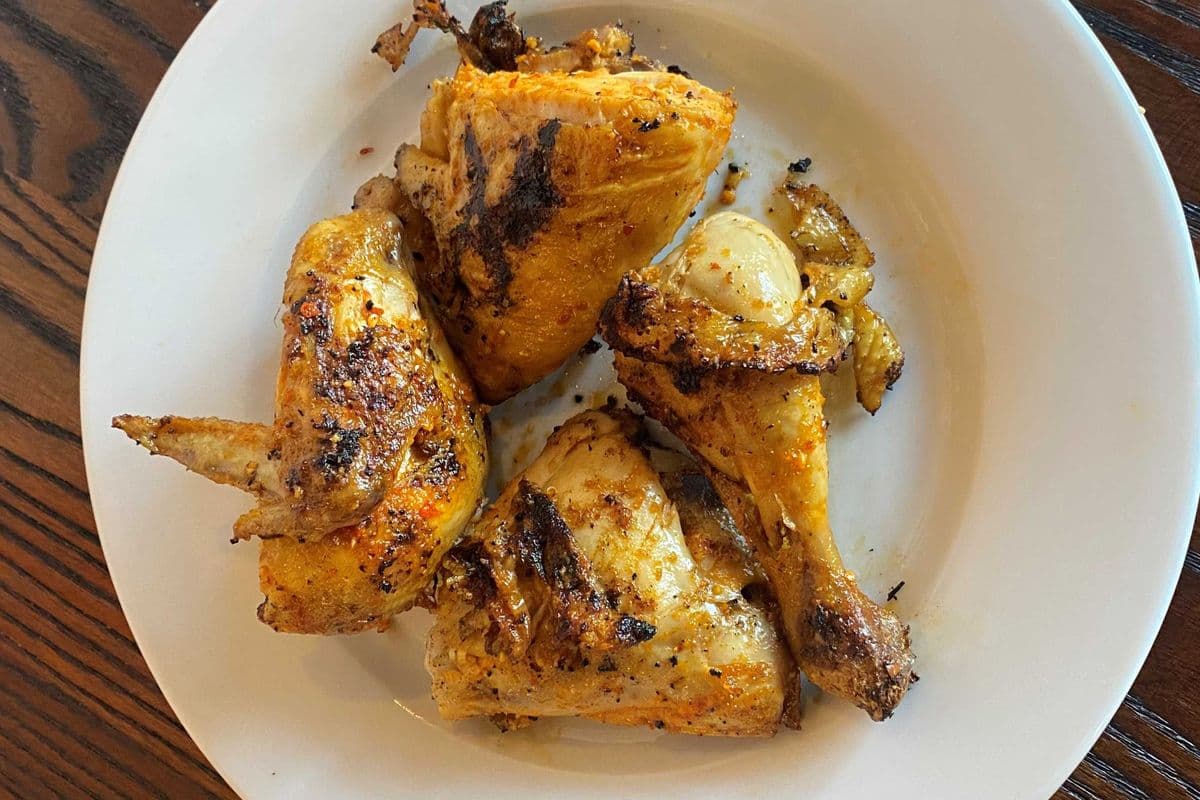 Flame Grilled Half Chicken with Peri Peri Sauce