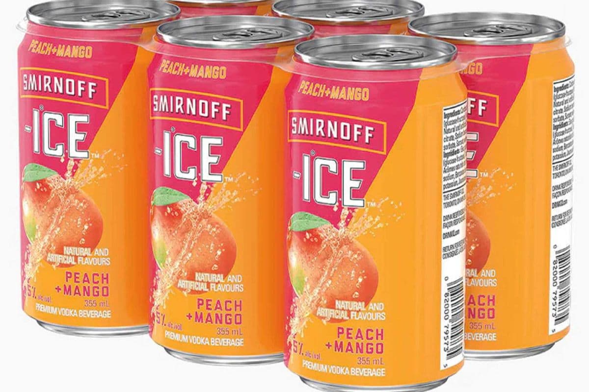 Smirnoff Ice Peach and Mango (6 PACK) (6 x 355ML CAN)
