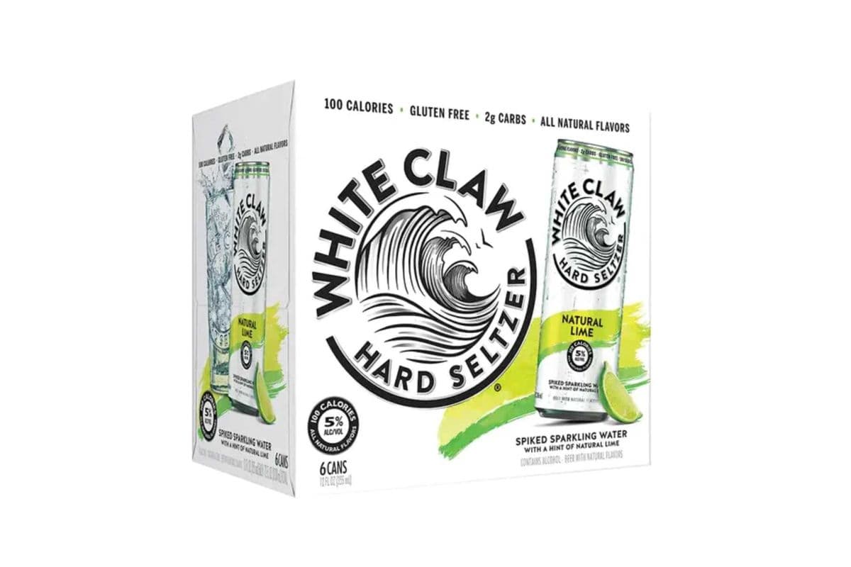 White Claw Hard Seltzer Lime (6 Cans) (6 x 355ML)