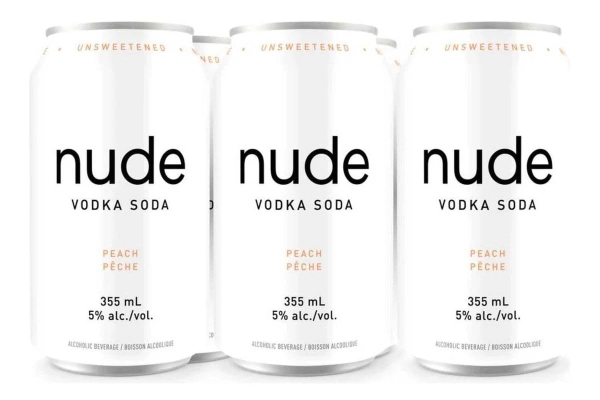 Nude Vodka Peach (6 x 355 ml Cans)