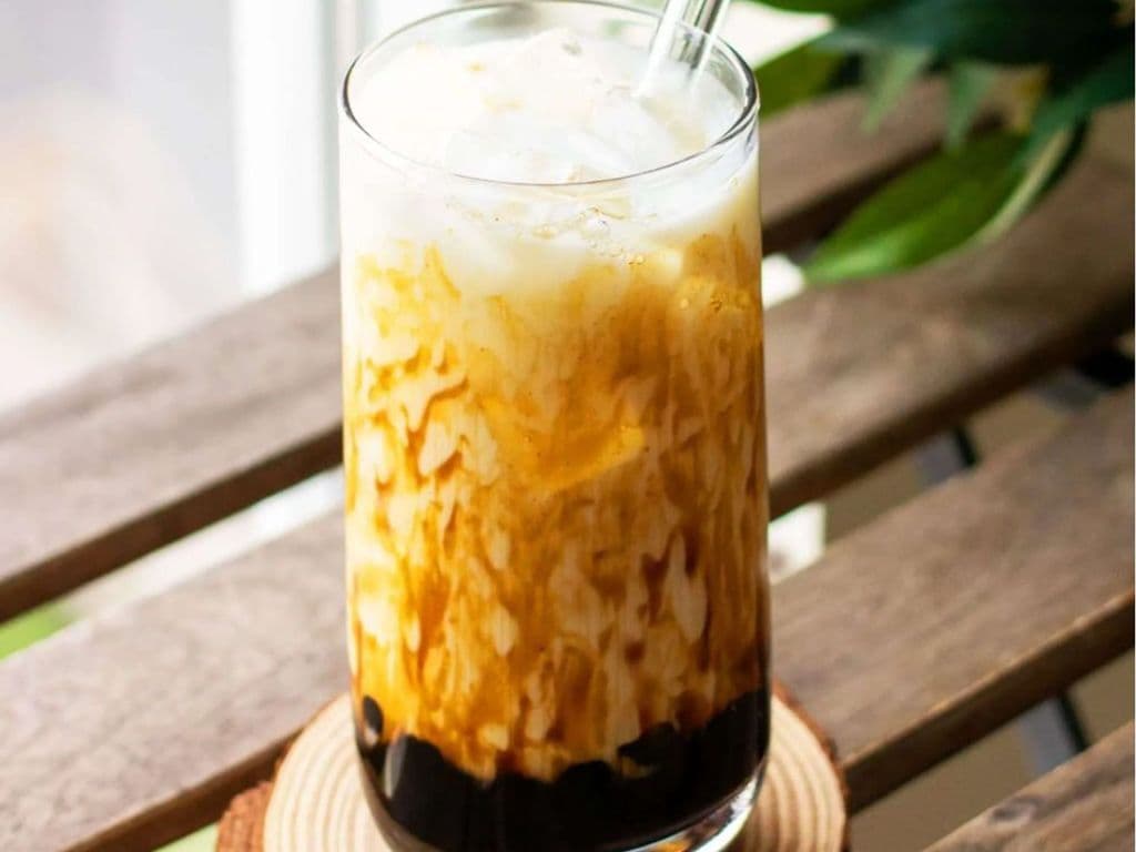 Black Sugar Milk Tea/Thé au lait sucre brun
