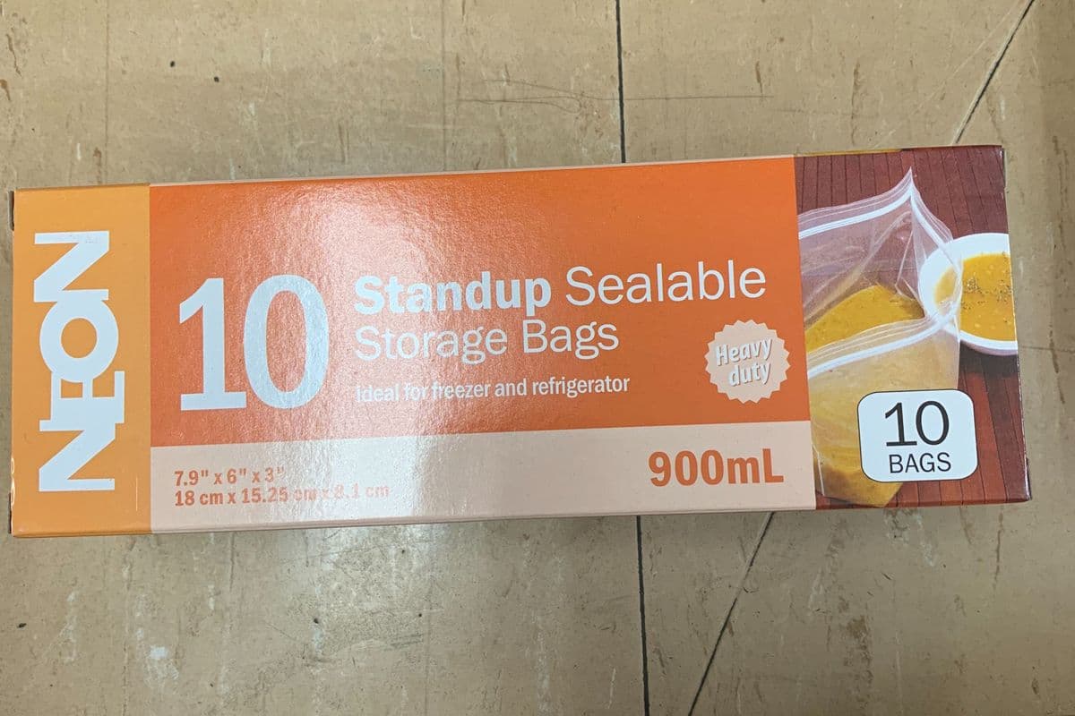 Storage Bags Standup Sealable (10 Bags)
