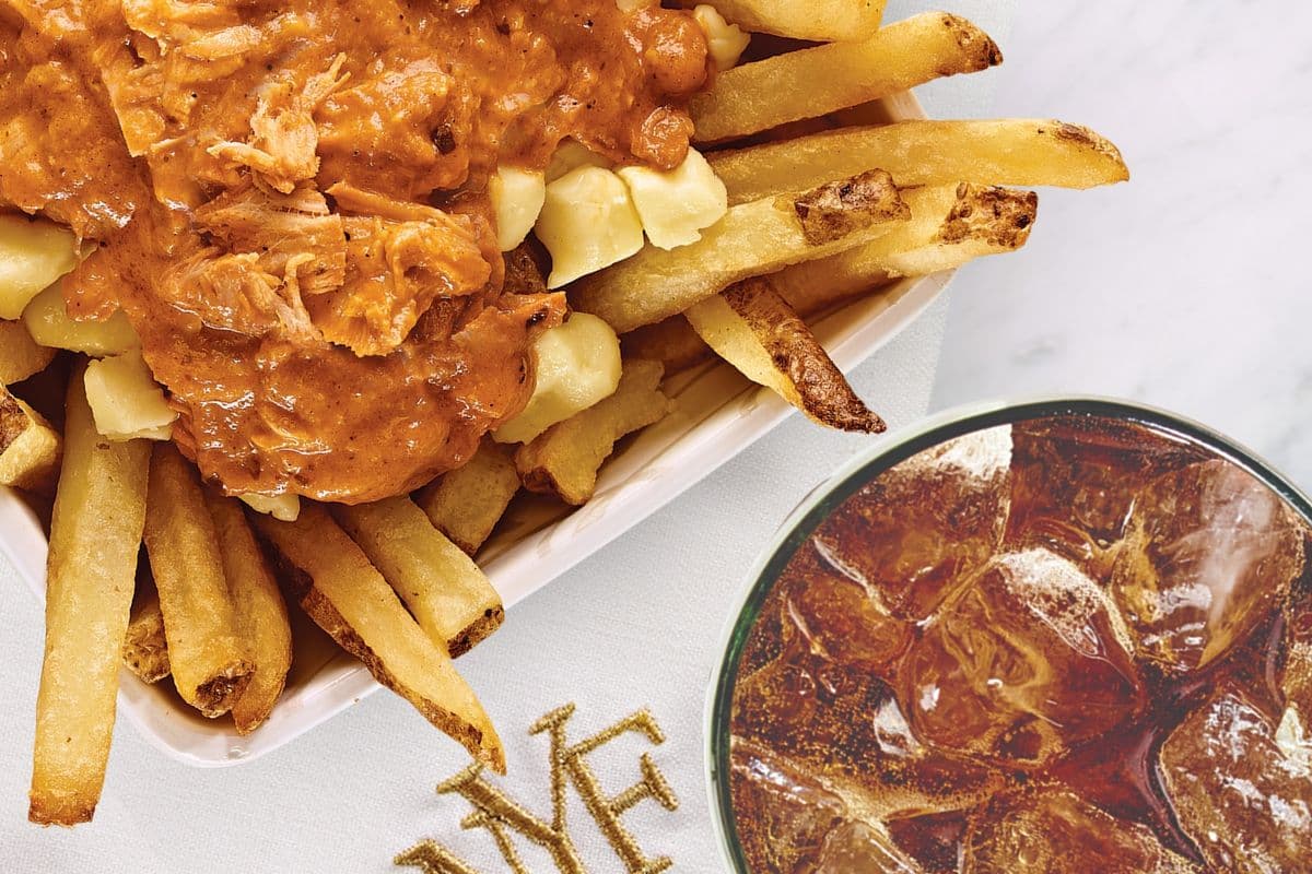 Butter Chicken Poutine + Pepsi Combo