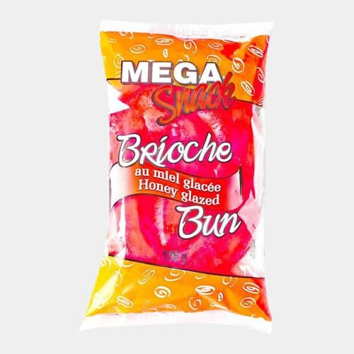 Mega Snack Brioche au miel glacée (135g) / Mega Snack Honey Glazed Bun (135g)