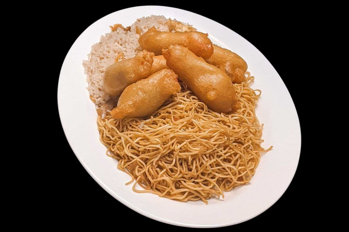 Dinner (C) with Deep Fried Shrimp