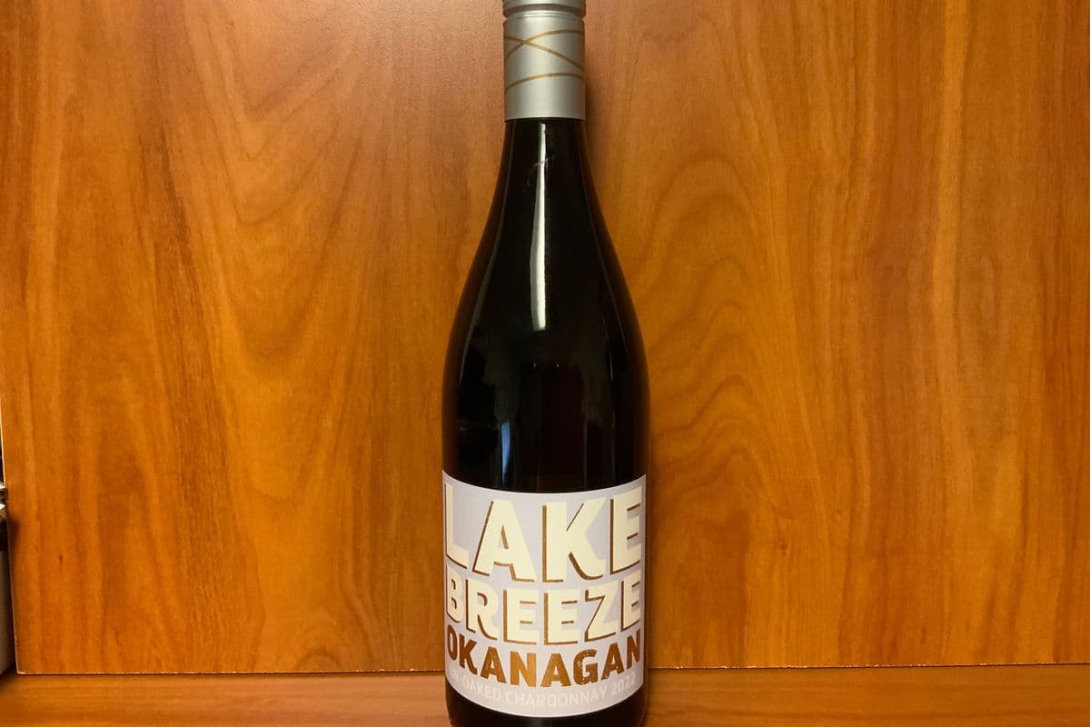 LAKE BREEZE -UNOAKED CHARDONNAY (1 x 750ml)