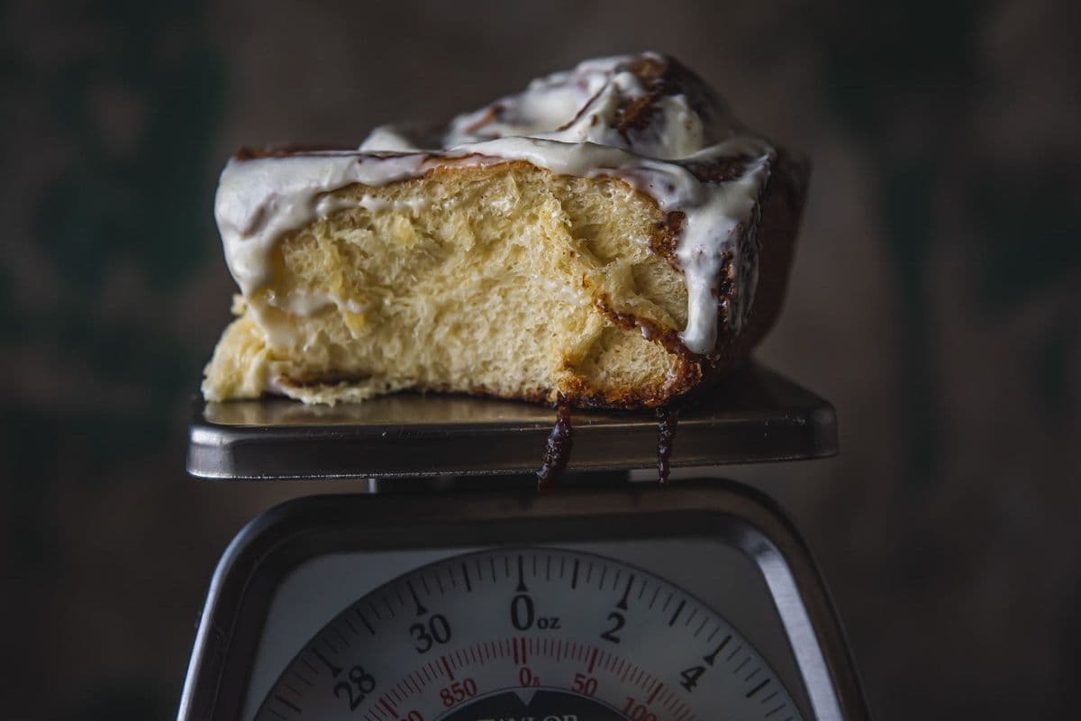 Giant Sourdough Cinnamon Bun