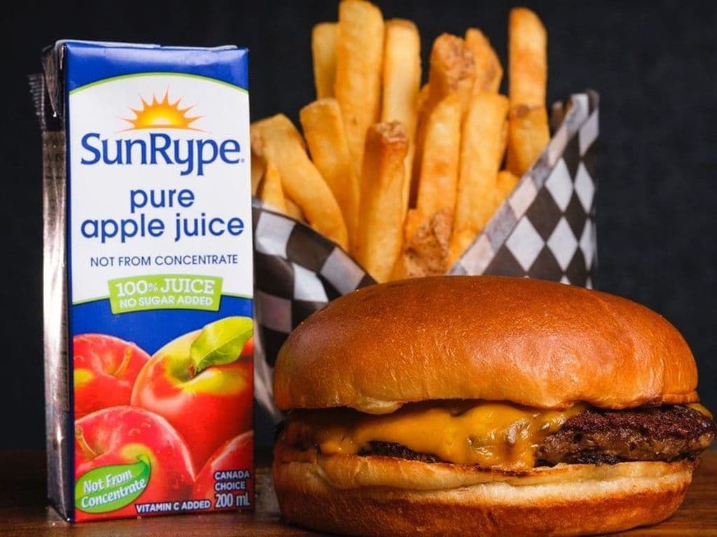 Kids Cheese Burger Combo