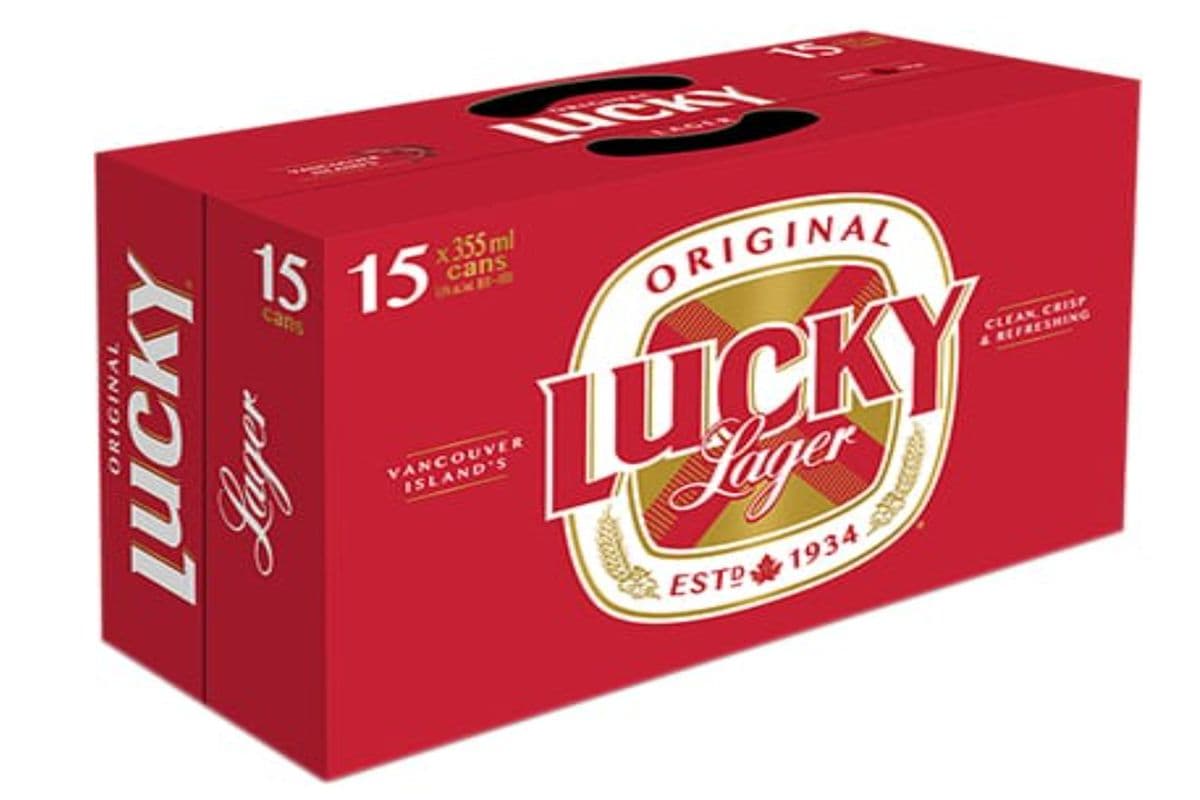 Lucky Lager (15 Cans) (1 x 355ML)