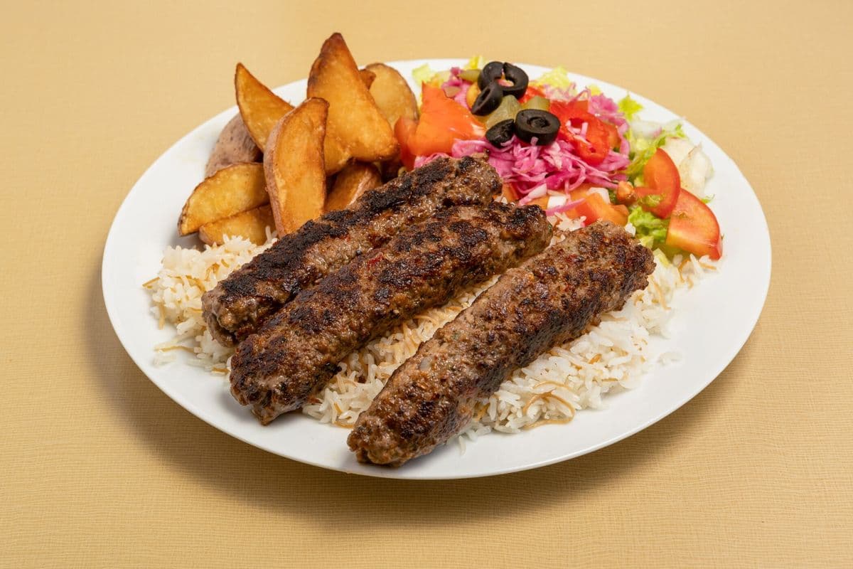Kofta Kabab Platter