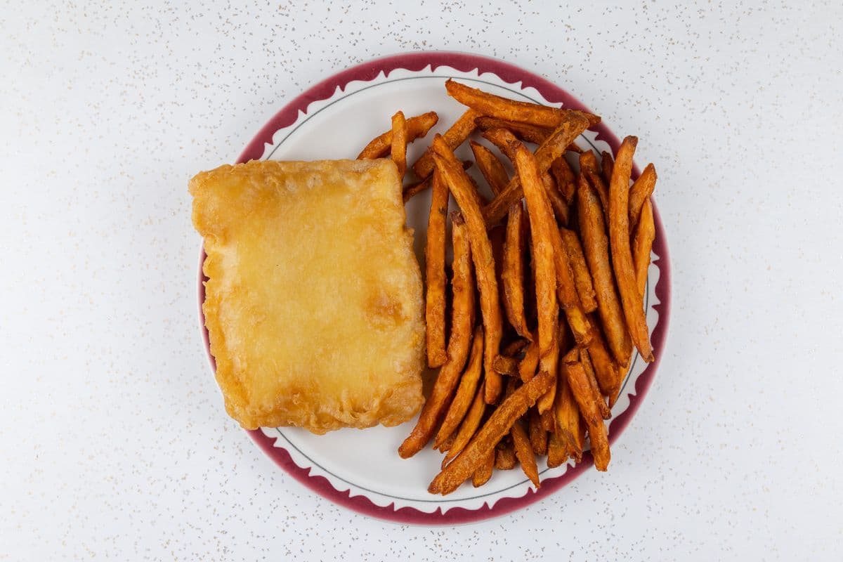 Halibut & Sweet Potato Fries