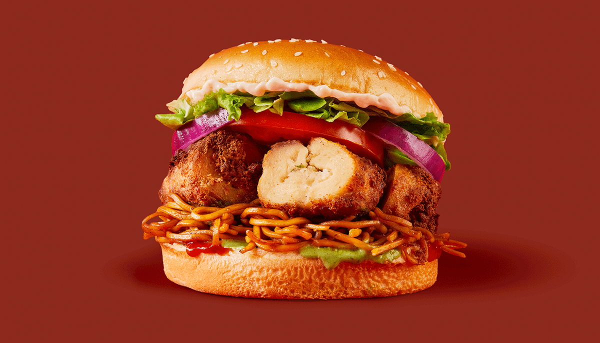 Soya Burger Plus Noodles