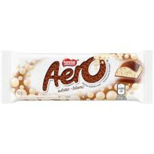 Aero Chocolat Blanc 42g/ Aero White Chocolate 42g