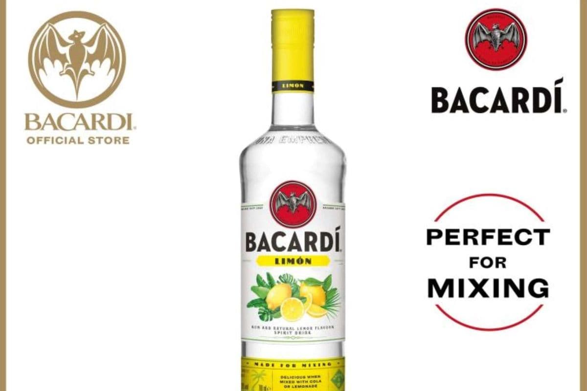 Bacardi Limon Rum (750 ml) (1 x (35.0% ABV) (750 ML BOT))