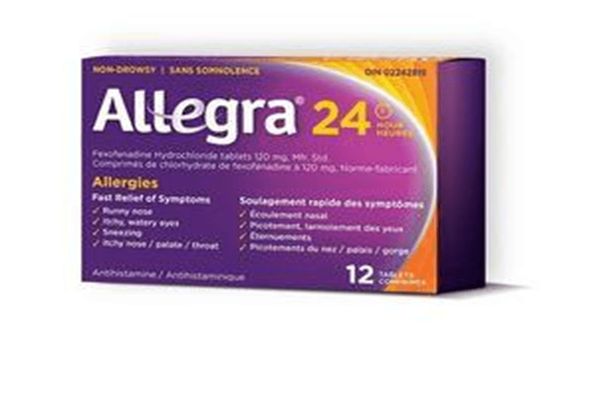 Allegra 24 Hr (Non-Drowsy) (12 tabs)
