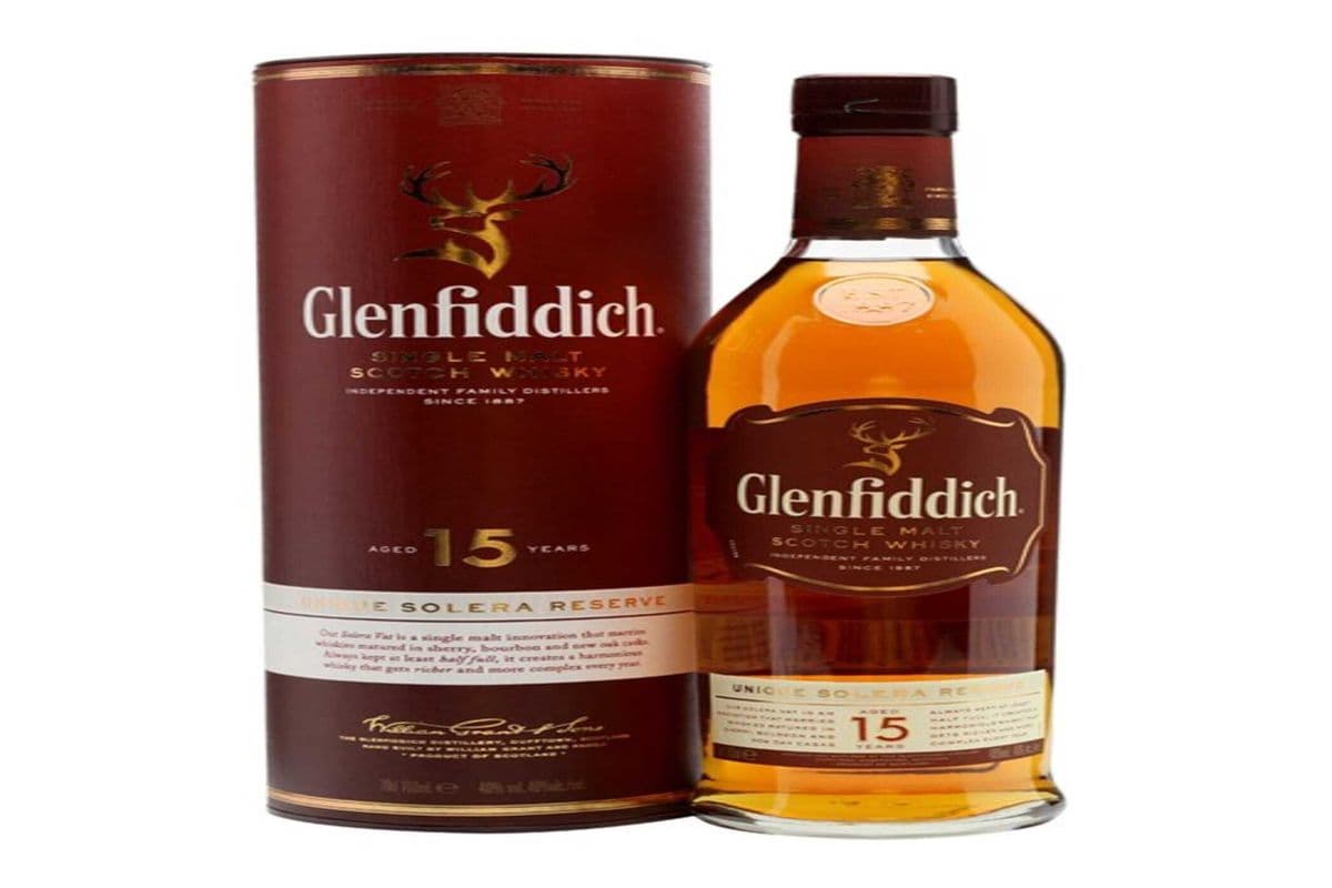 Glenfiddich 15 Year Old Solera 1x750ml (1 x 750ml)