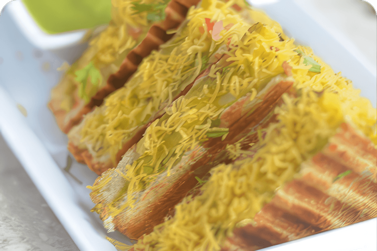 Aloo Mutter Sandwich