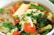 65V. Vegetables and Tofu Noodle Soup