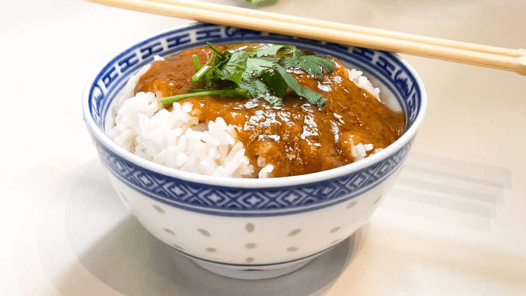 Homemade Peanut Sauce and Rice