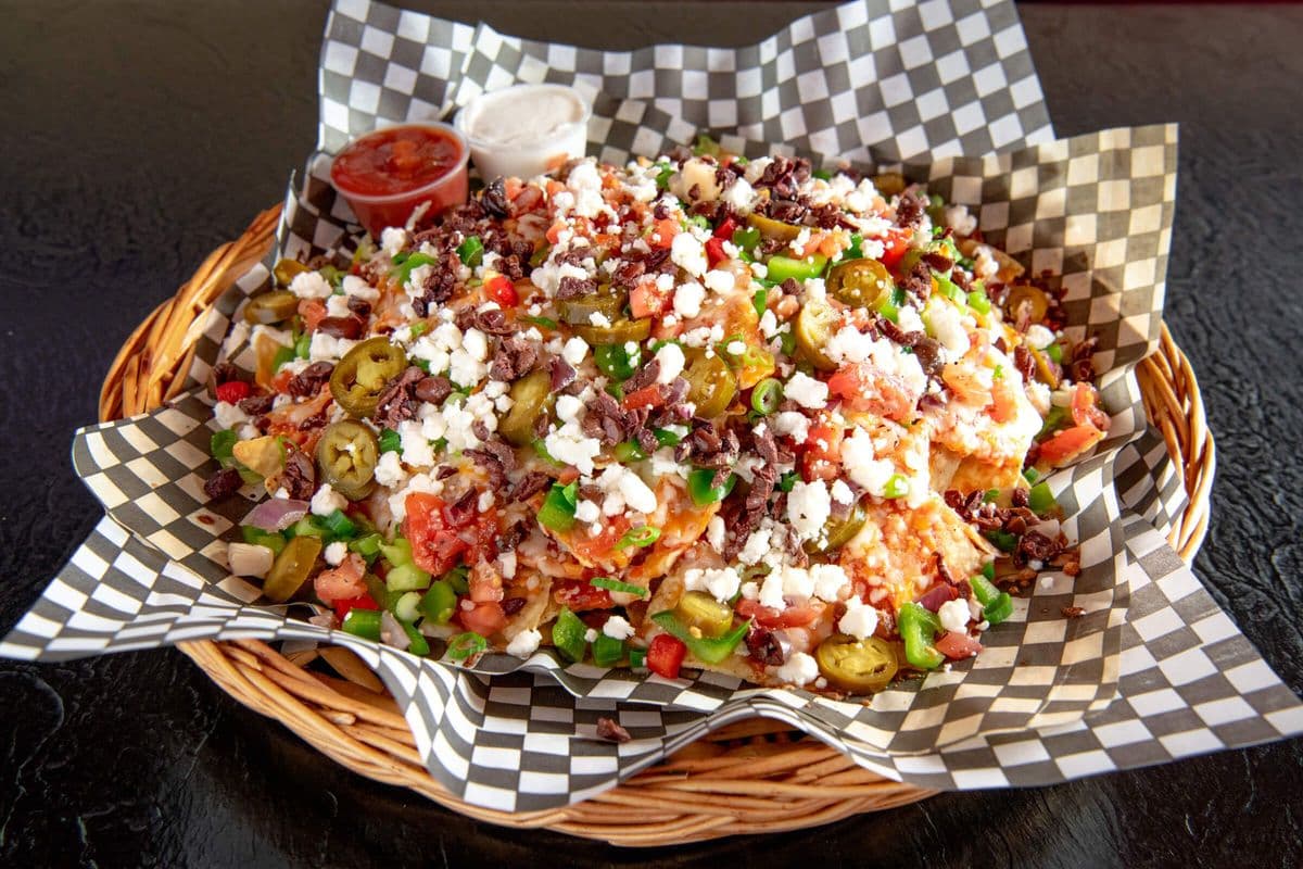 Salsa and Cheese Nachos