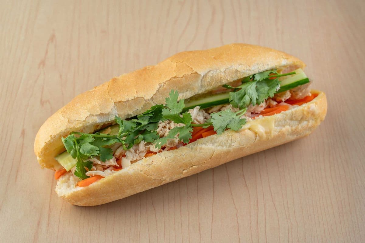 Pulled Chilli Lime Chicken - Banh Mi