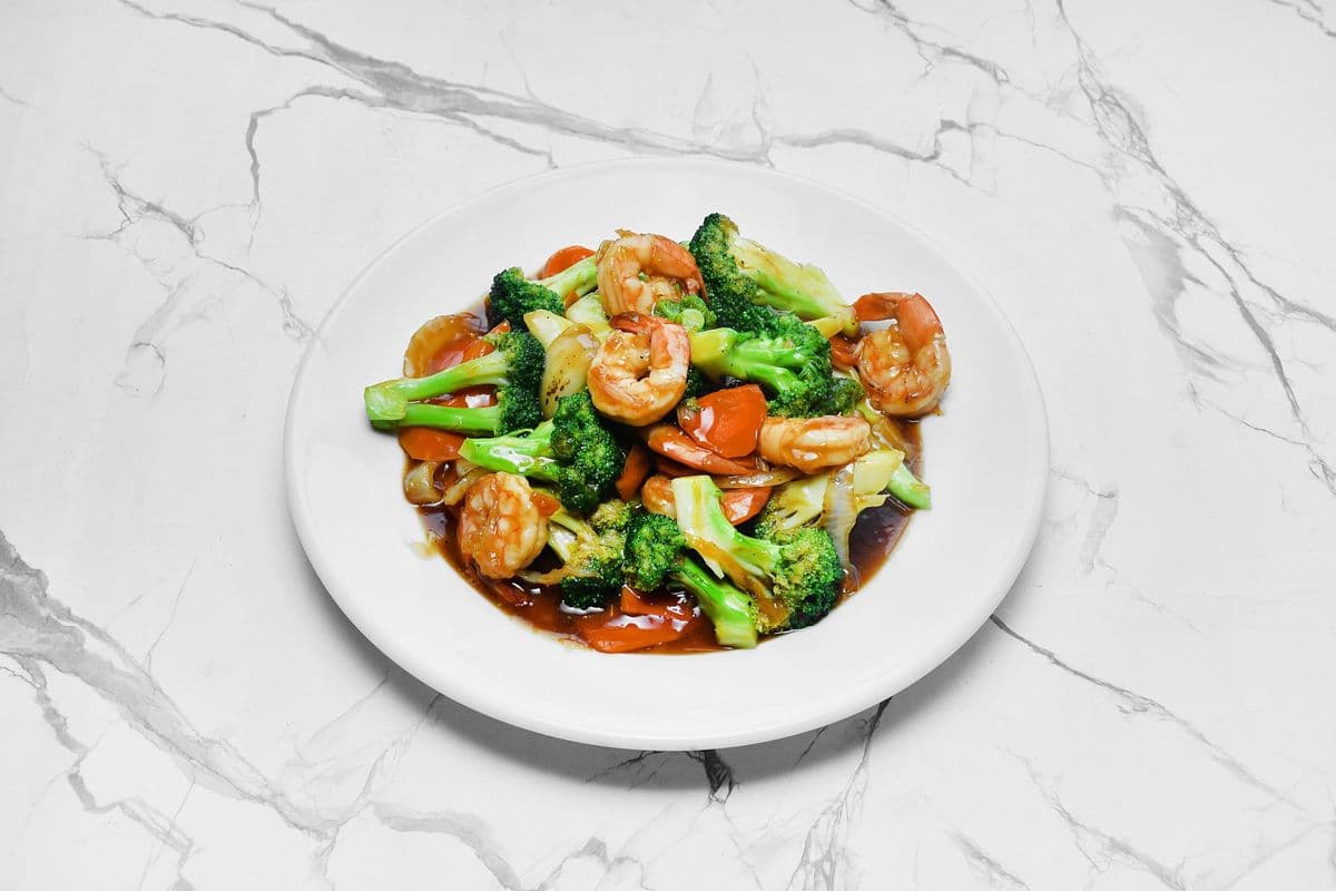 75. Stir Fried Shrimp with Veg