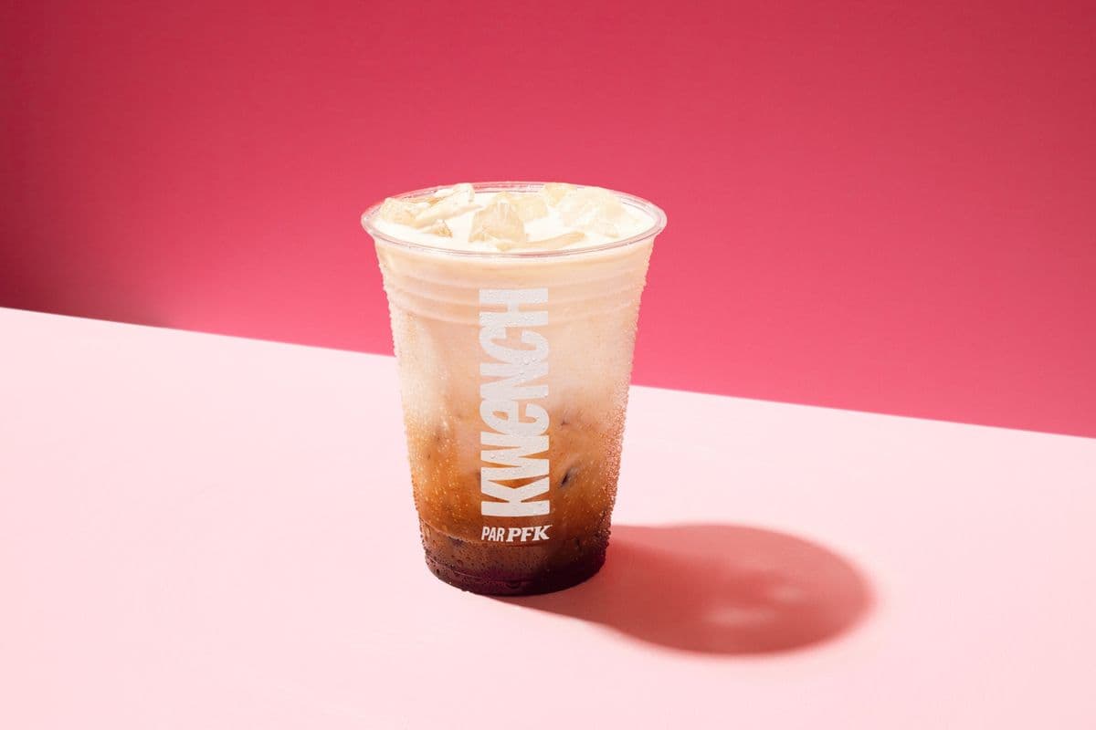 Latte glacé au caramel / Iced Caramel Latte