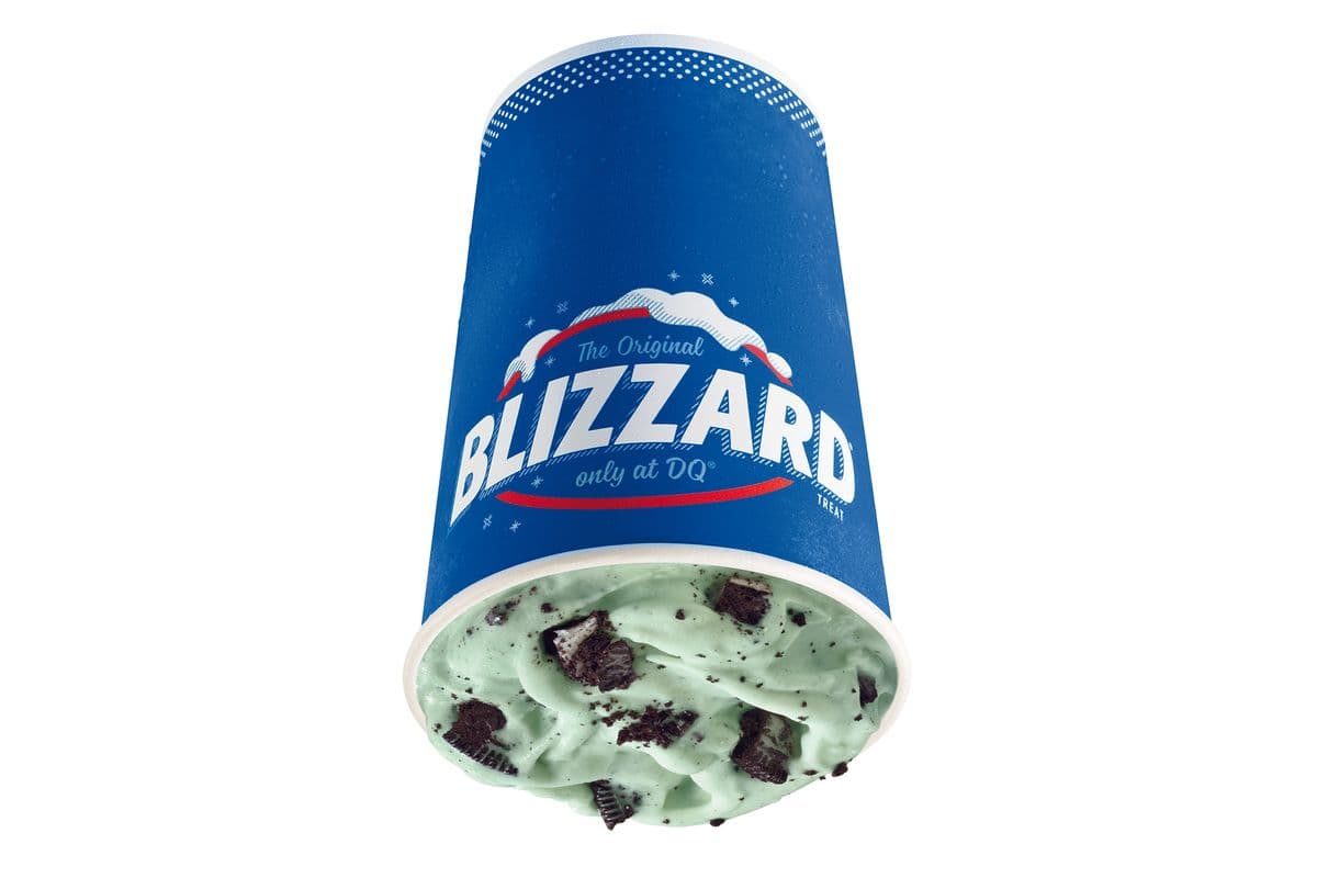 Mint Brownie Blizzard® Treat