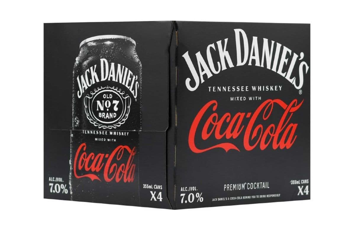 JACK DANIELS & COCA- COLA 4PK (4 x 473ml*4)