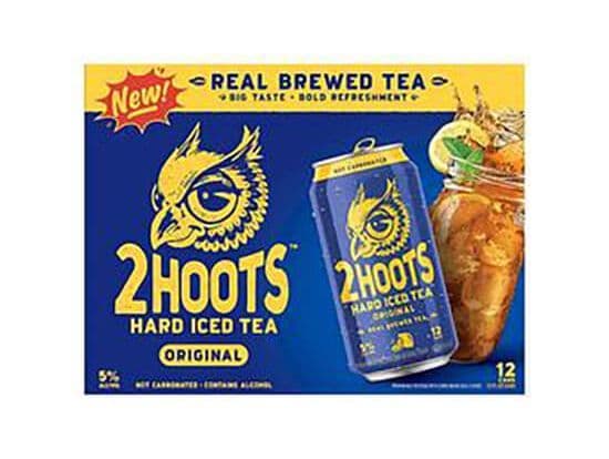 2 Hoots Hard Iced Tea Original 12pack, 355ml coolers (5.0% ABV)