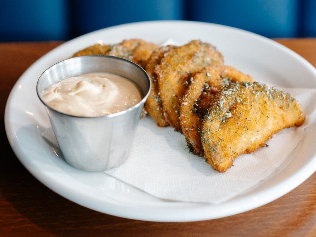 Fried Pickled Green Tomatoes