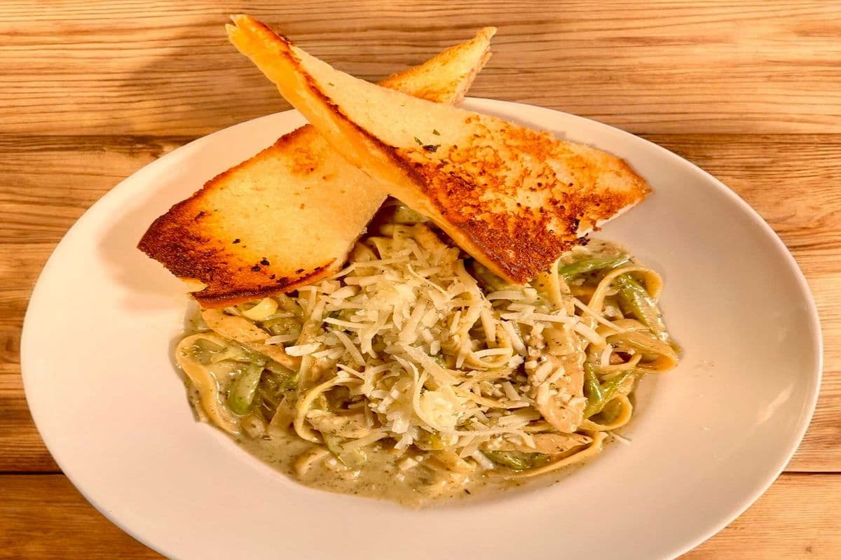 Whisky Chicken Pesto Pasta