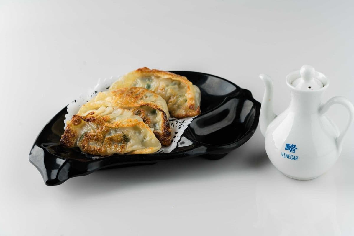 17. Pan Fried Pork Dumplings (3 pcs)