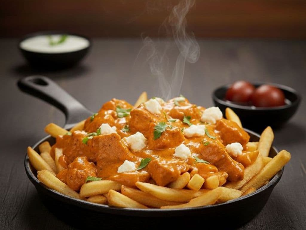 Butter Chicken Masala Poutine