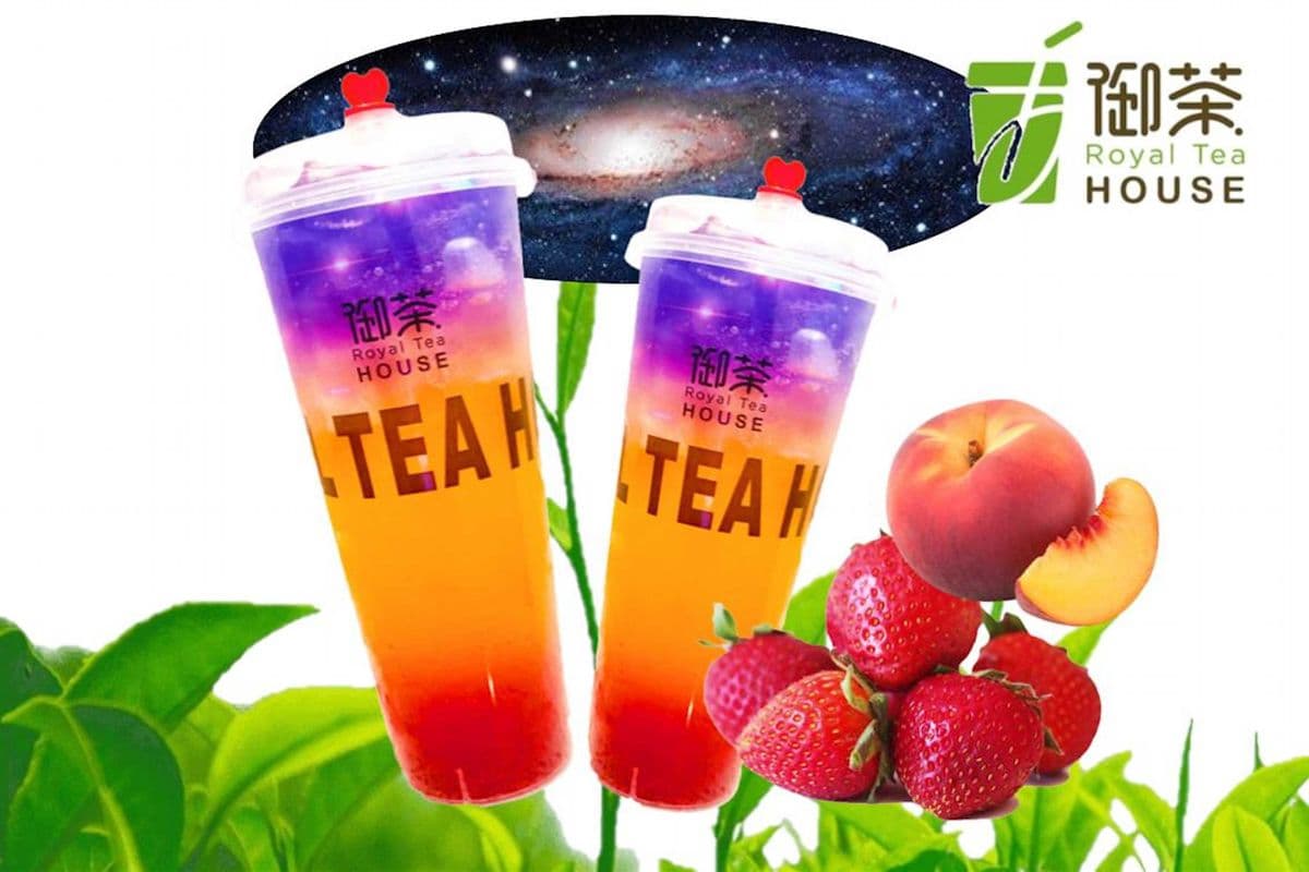 Strawberry Peach Sparkling Water