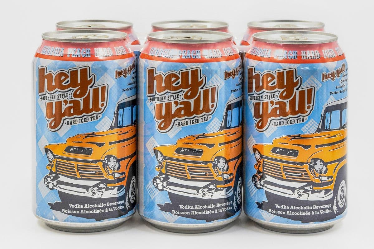 Hey Y'all Georgia Peach (6 x 355 ml Cans)
