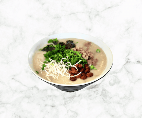 C19 Preserved Egg and Minced beef congee / C19 皮蛋碎牛肉粥