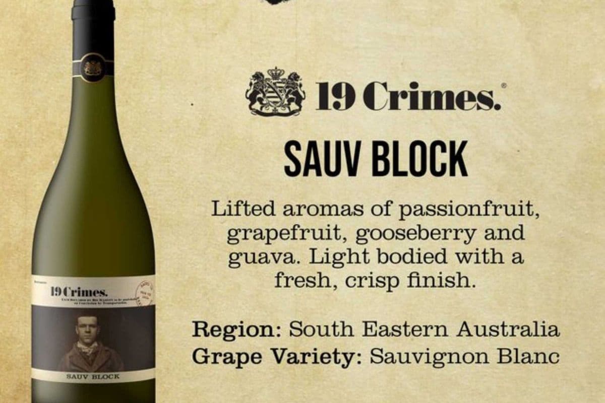 19 CRIMES SAUVIGNON BLANC (750ML) (1 x 750ML)