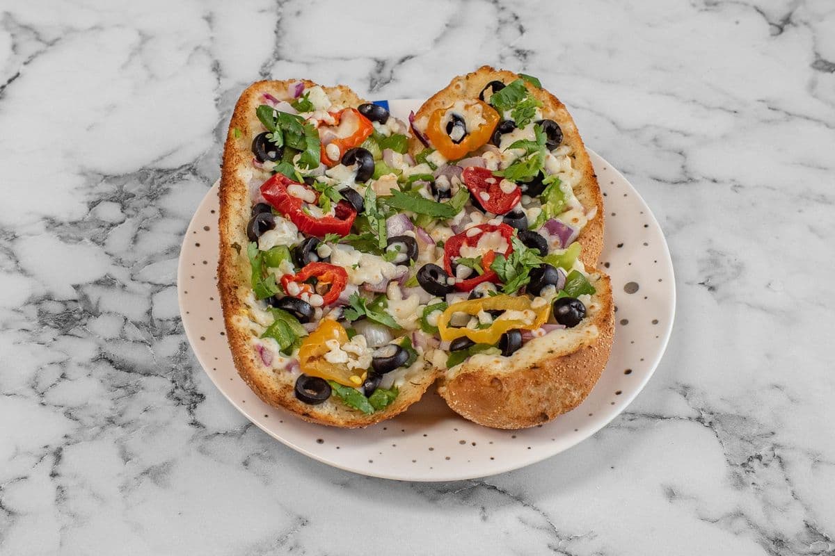 Veggie Garlic Bread