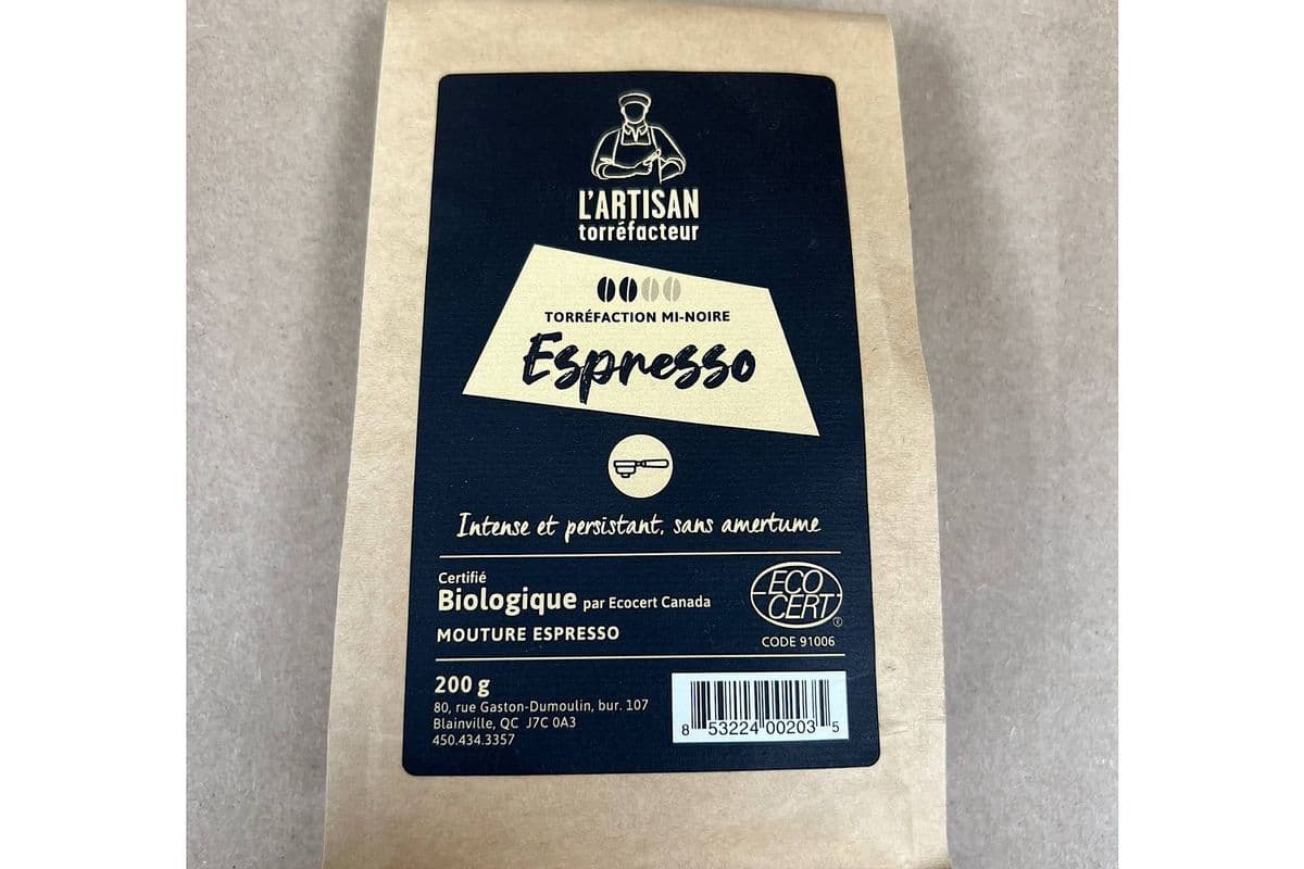 L’Artisan Torréfacteur - Café Biologique Espresso (200 g)
