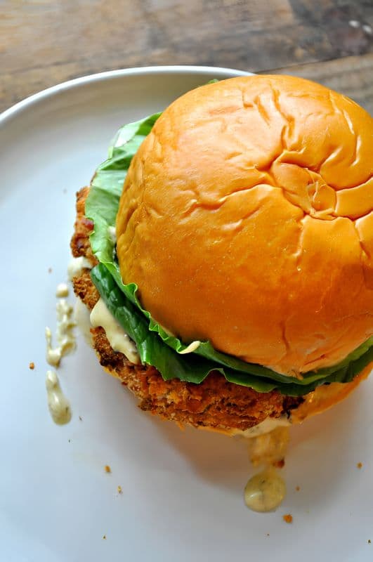 Smokin Bbq Crispy ChickUN Burger