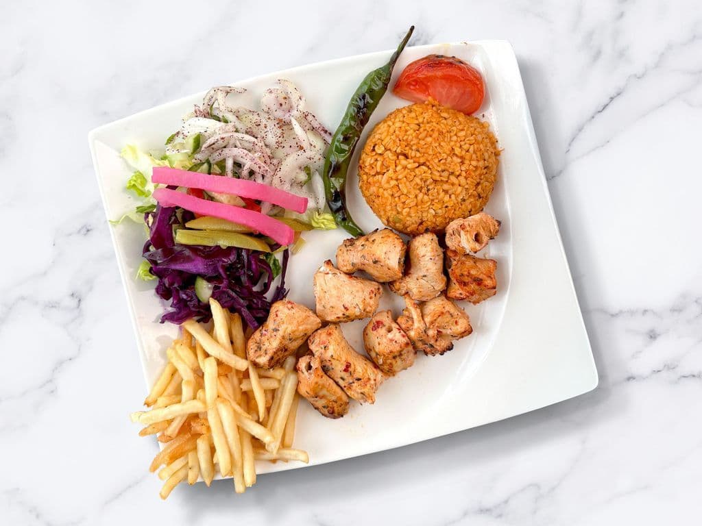 Chicken Shish Kebap Dinner (2 skewers)