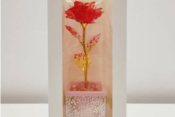 Crystal Rainbow Rose