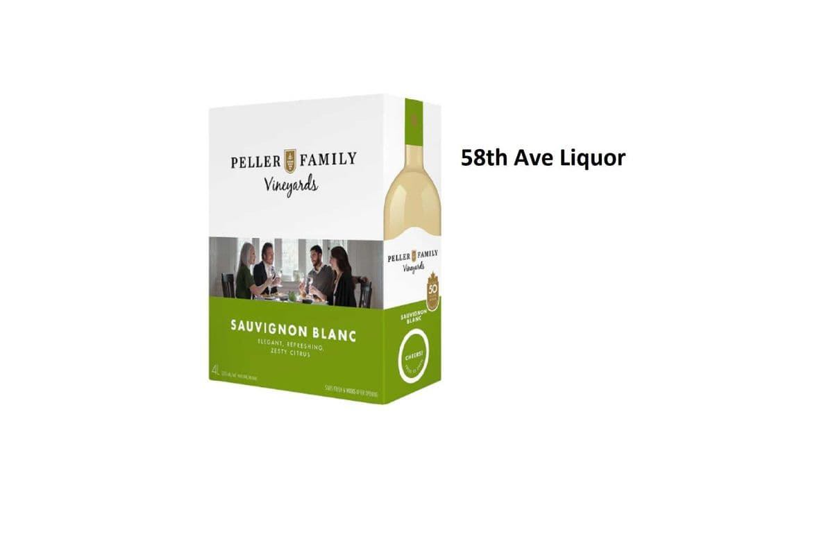 PELLER FAMILY SAU BLANC BOX WINE 4L (1 x 4L)