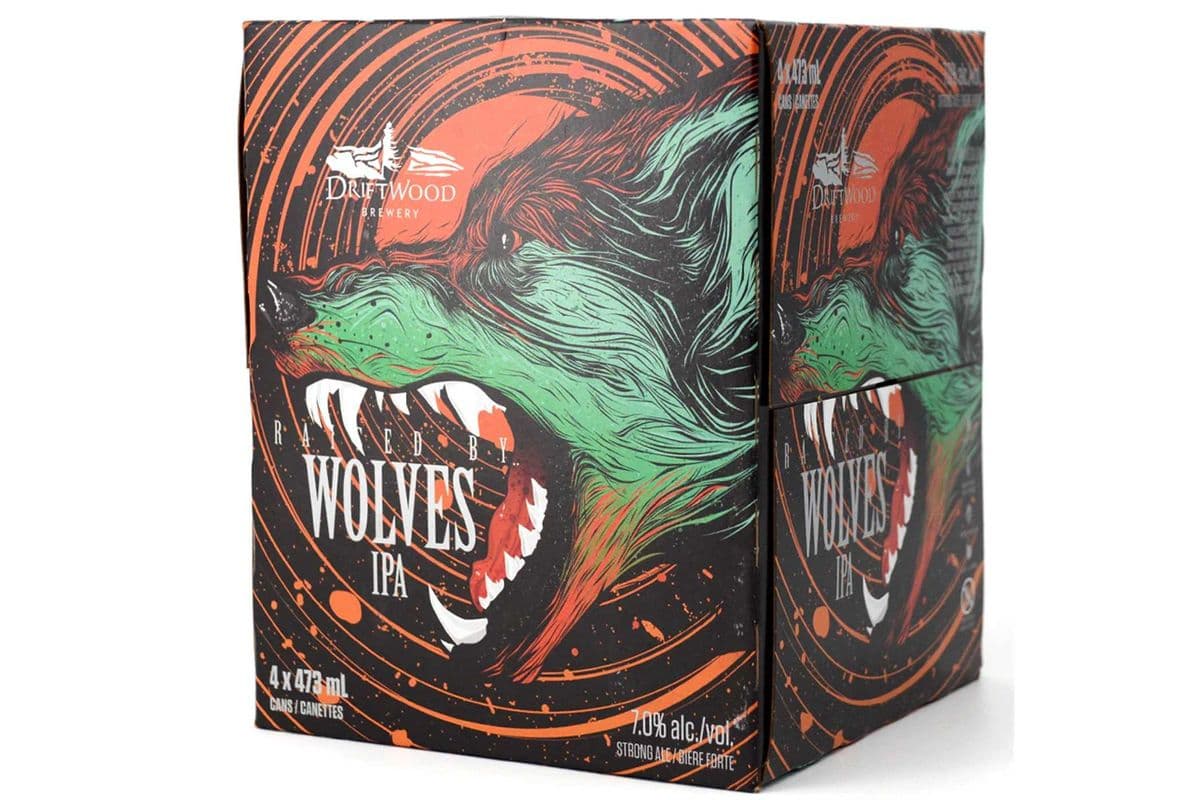 DRIFTWOOD RAISED BY WOLVES IPA 4 CANS (4 x 473ML)