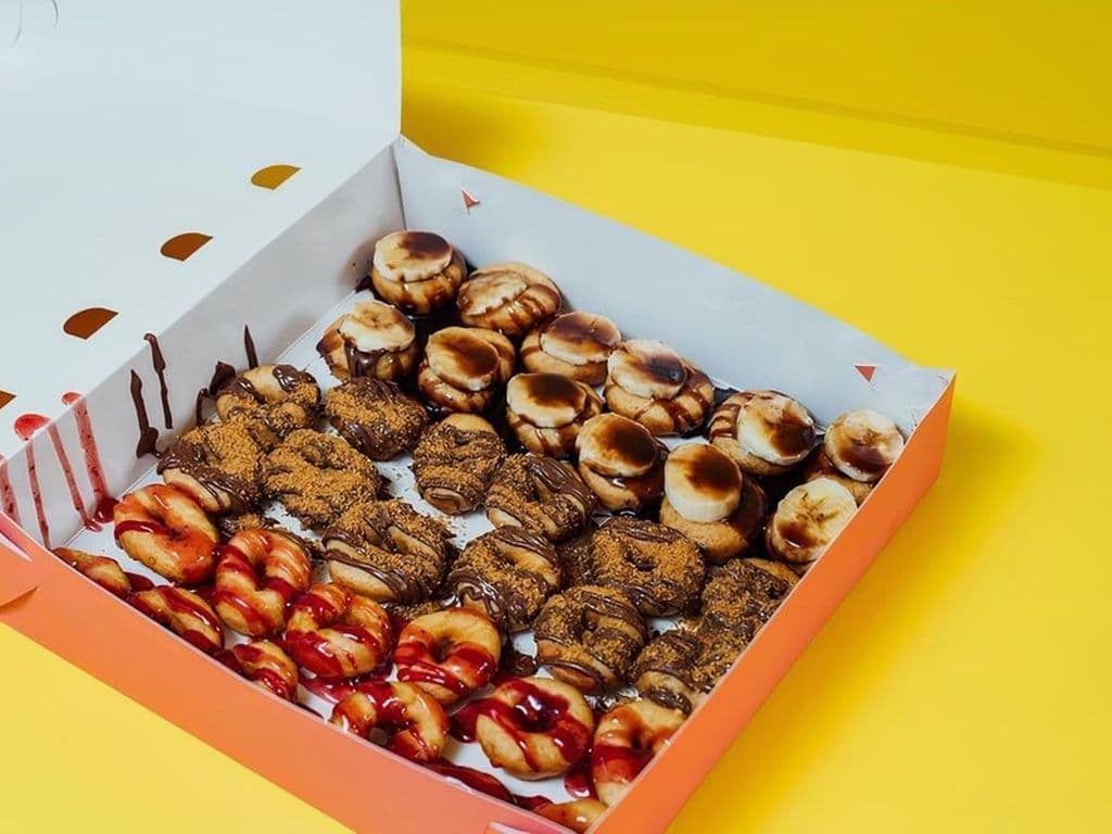 Large Box of Mini Donuts