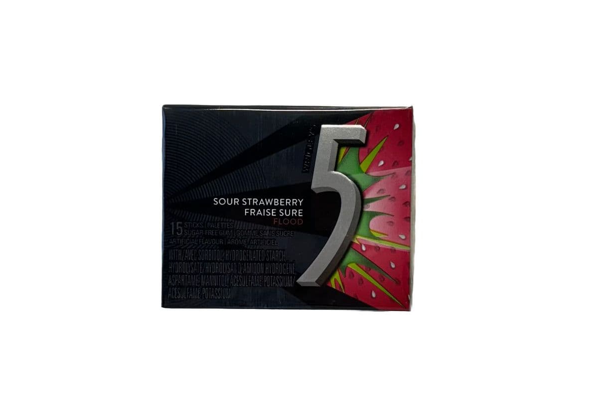 5 Gum Strawberry