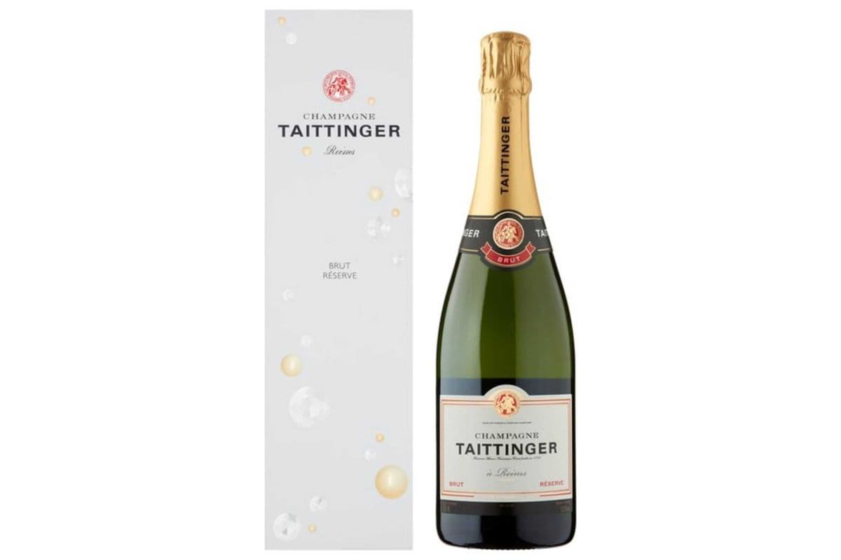 Tattinger Brut Reserve Champagne (1 x 750 ml)