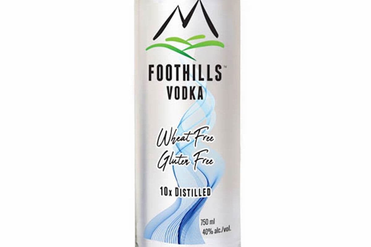 FootHills Vodka 750ML GLASS BOTTLE (1 x 750 ml)
