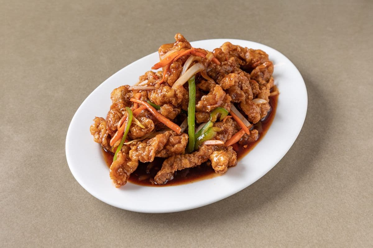 55. Ginger Fried Shredded Beef